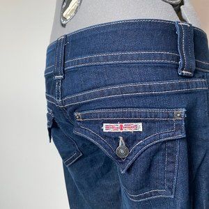 Hudson Jeans Dark Wash Bootcut Flap-Pocket Size 28